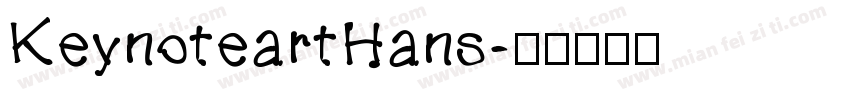 KeynoteartHans字体转换