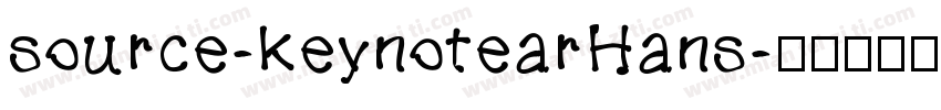 source-keynotearHans字体转换