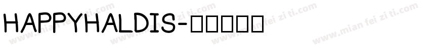 HAPPYHALDIS字体转换