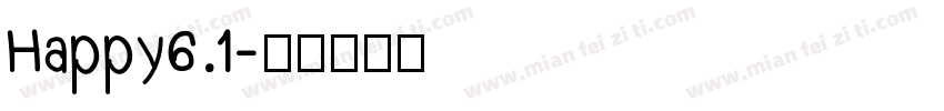 Happy6.1字体转换