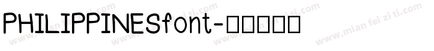 PHILIPPINESfont字体转换