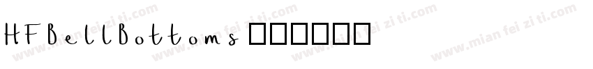 HFBellBottoms字体转换