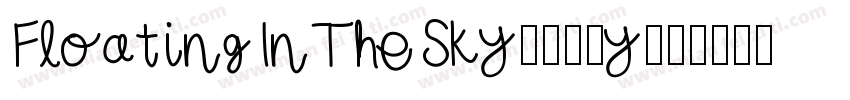 FloatingInTheSky-310y字体转换