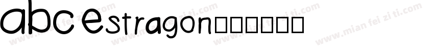 ABCEstragon字体转换