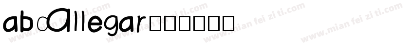 abcAllegar字体转换