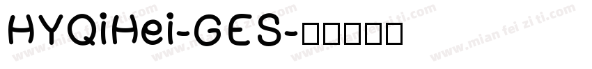 HYQiHei-GES字体转换