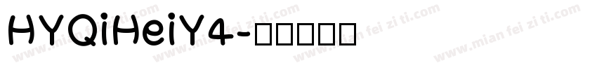 HYQiHeiY4字体转换