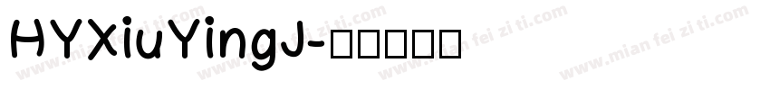 HYXiuYingJ字体转换
