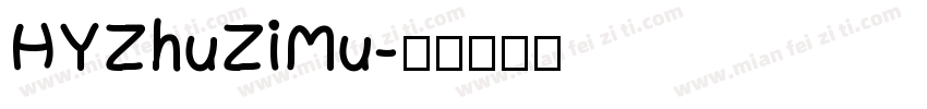 HYZhuZiMu字体转换