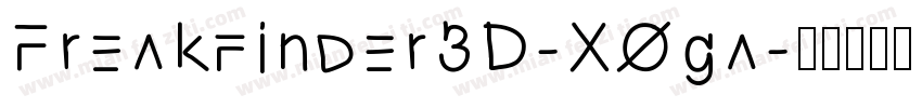 Freakfinder3D-XOga字体转换