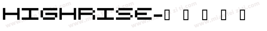 Highrise字体转换