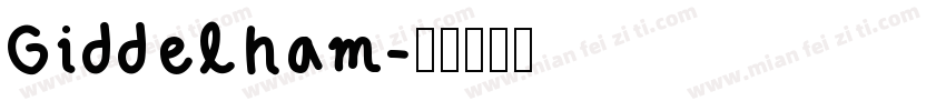 Giddelham字体转换