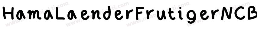 HamaLaenderFrutigerNCB字体转换