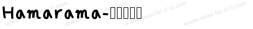 Hamarama字体转换