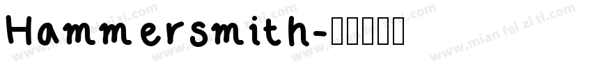 Hammersmith字体转换