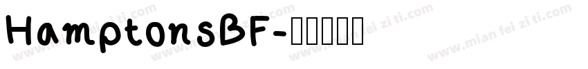 HamptonsBF字体转换