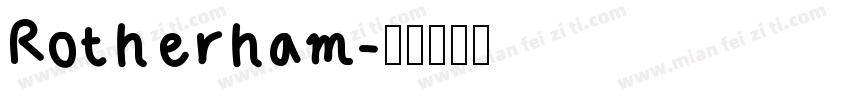 Rotherham字体转换