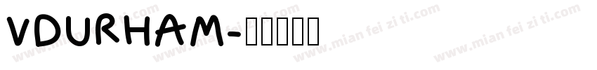 VDURHAM字体转换