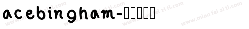 acebingham字体转换