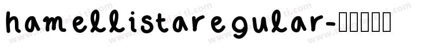 hamellistaregular字体转换