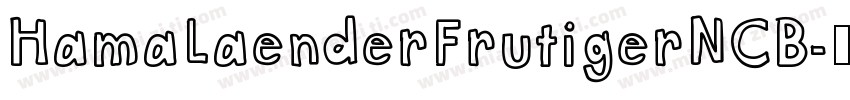 HamaLaenderFrutigerNCB字体转换