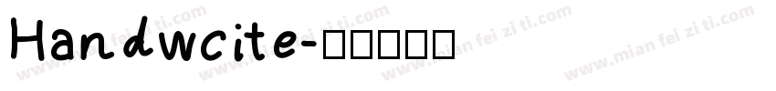 Handwcite字体转换