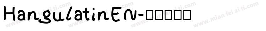 HangulatinEN字体转换