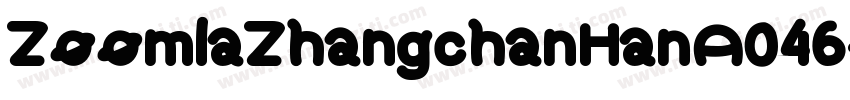 ZoomlaZhangchanHanA046字体转换