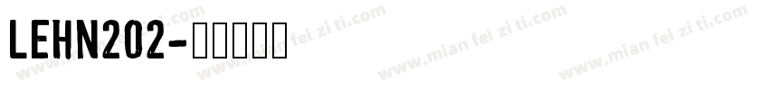 LEHN202字体转换