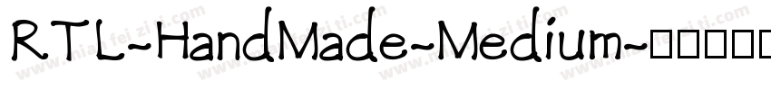 RTL-HandMade-Medium字体转换