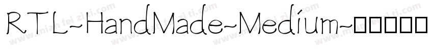RTL-HandMade-Medium字体转换