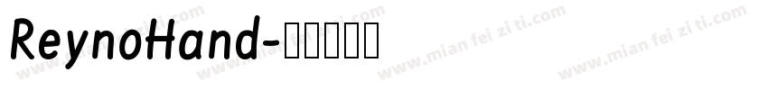 ReynoHand字体转换