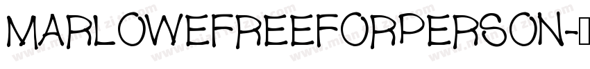 MARLOWEFREEFORPERSON字体转换