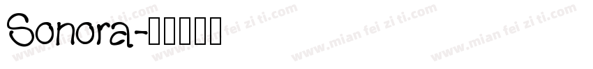 Sonora字体转换