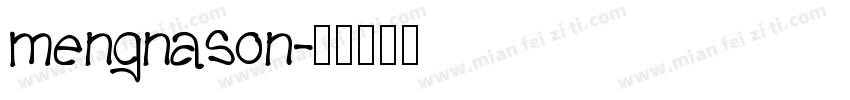 mengnason字体转换