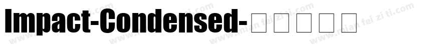 Impact-Condensed字体转换