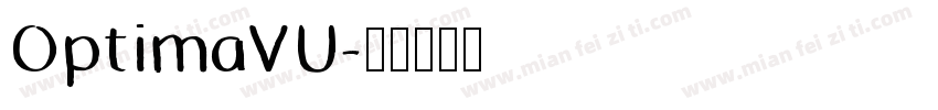 OptimaVU字体转换