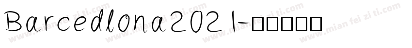 Barcedlona2021字体转换