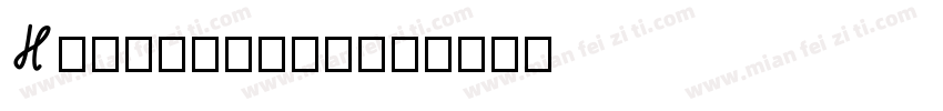 HANSONBOID字体转换