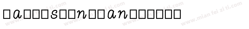 badelstonehan字体转换