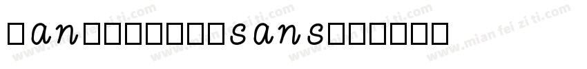 hanleypro-sans字体转换