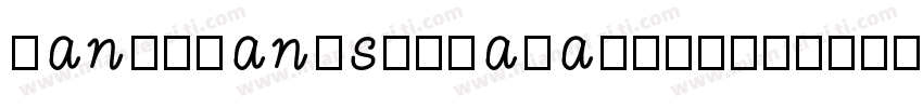 hanyifangsijiaoaotij字体转换