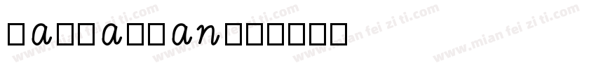 wallaghan字体转换