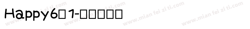 Happy6.1字体转换