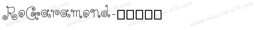 RoGaramond字体转换