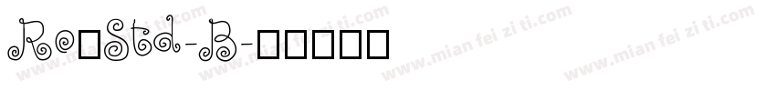 Ro篠Std-B字体转换