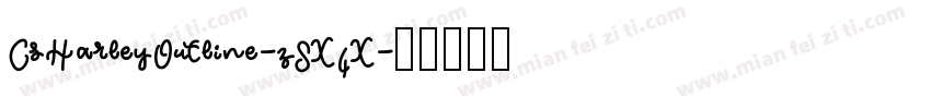 CsHarleyOutline-z8X4X字体转换