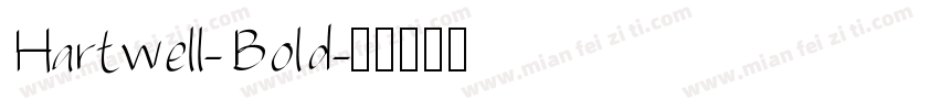 Hartwell-Bold字体转换