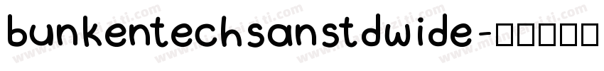 bunkentechsanstdwide字体转换
