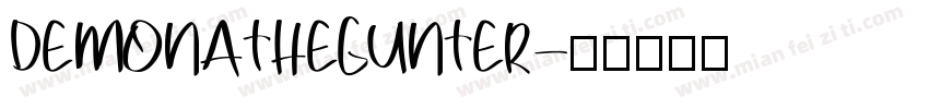 DEMONATHEGUNTER字体转换